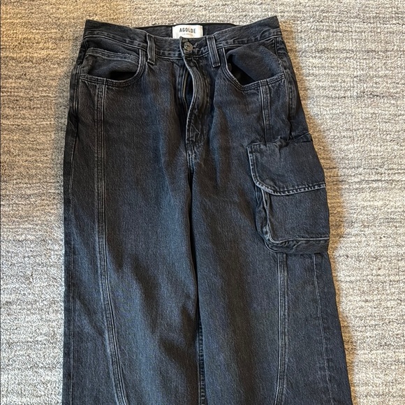 Agolde Relaxed Wide-Leg Jeans Cargo 24 - Picture 2 of 7